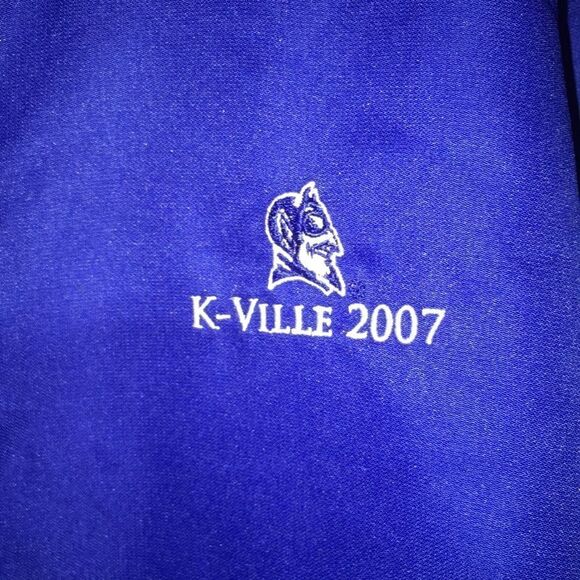 Duke Blue Devils Coach K Krzyzewskiville K-ville 2007 Golf Basketball Jacket L - Picture 2 of 3
